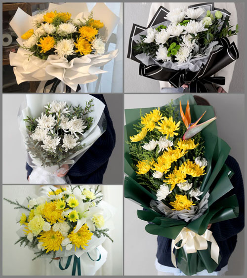 广东汕头市潮南区胪岗镇上厝社区白事花束代送